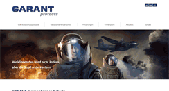 Desktop Screenshot of garant-protection.com